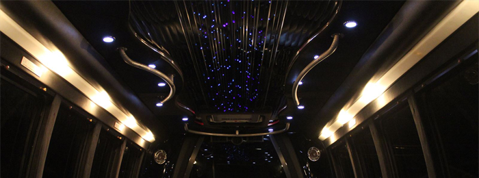 Interior Ford E 450 lighting Night